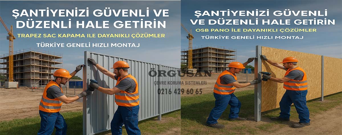 Şantiye Sac Kapama